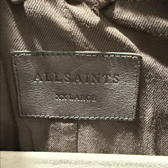 Men's All Saints Brown Suede Jacket - Picture 2 of 6